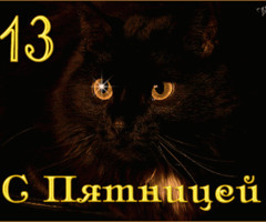 Черный кот пятница 13