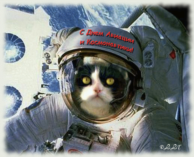 С Днем Авиации и Космонавтики! - День космонавтики,поздравления, картинки, открытки, анимация