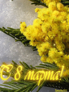 8 марта мимоза - Открытки с 8 Марта,поздравления, картинки, открытки, анимация