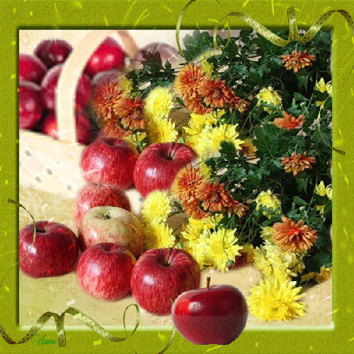 Картинка к яблочному спасу - Яблочный спас - Преображение Господне,поздравления, картинки, открытки, анимация