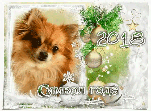 Новогодние картинки 2018 год собаки - Открытки с Новым годом 2024,поздравления, картинки, открытки, анимация