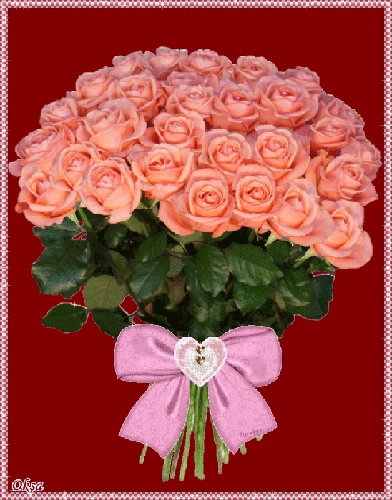 Букет роз - Открытки с цветами,поздравления, картинки, открытки, анимация