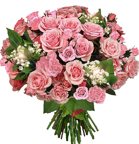 Букет из роз - Открытки с цветами,поздравления, картинки, открытки, анимация