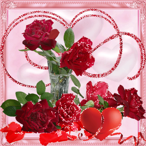 Розы для любимой - Открытки с цветами,поздравления, картинки, открытки, анимация