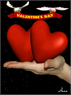 Валентинки сердечки - Открытки с днём влюблённых 14 февраля,поздравления, картинки, открытки, анимация
